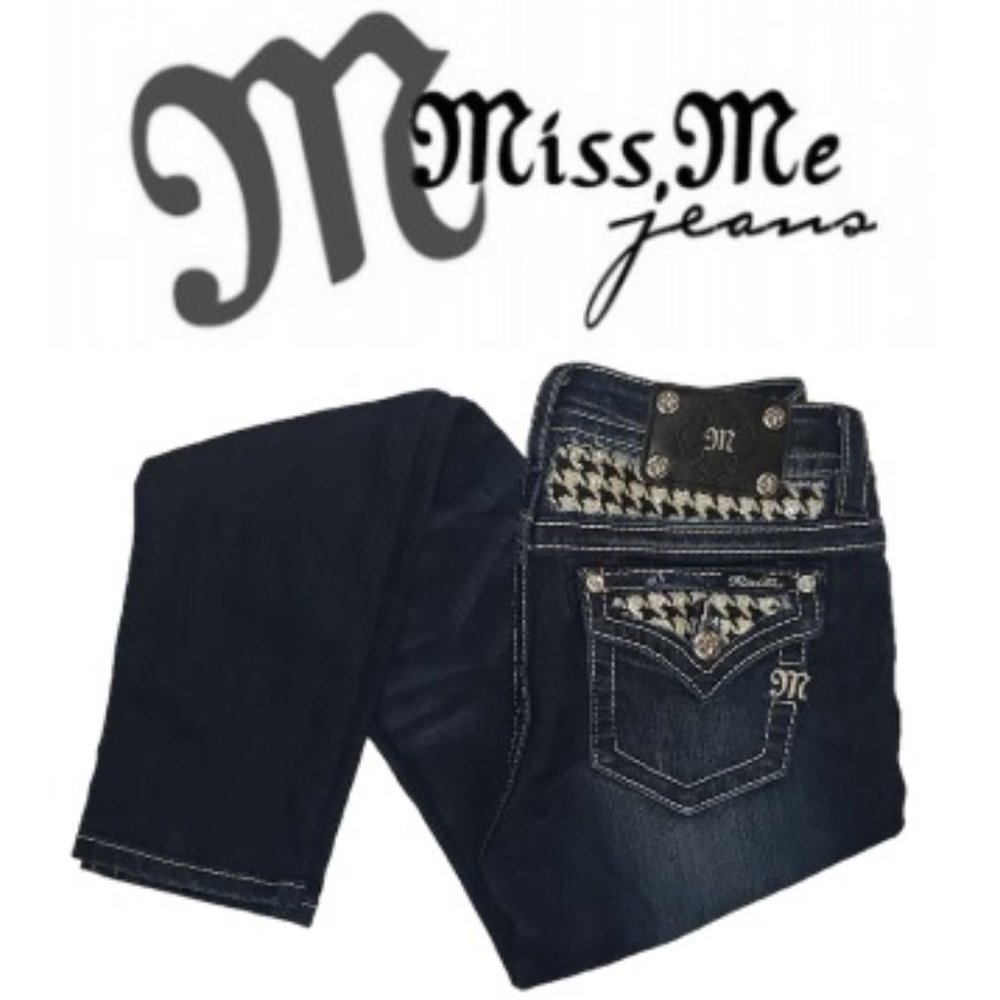Miss Me Mid Rise Skinny Emproid MP63225